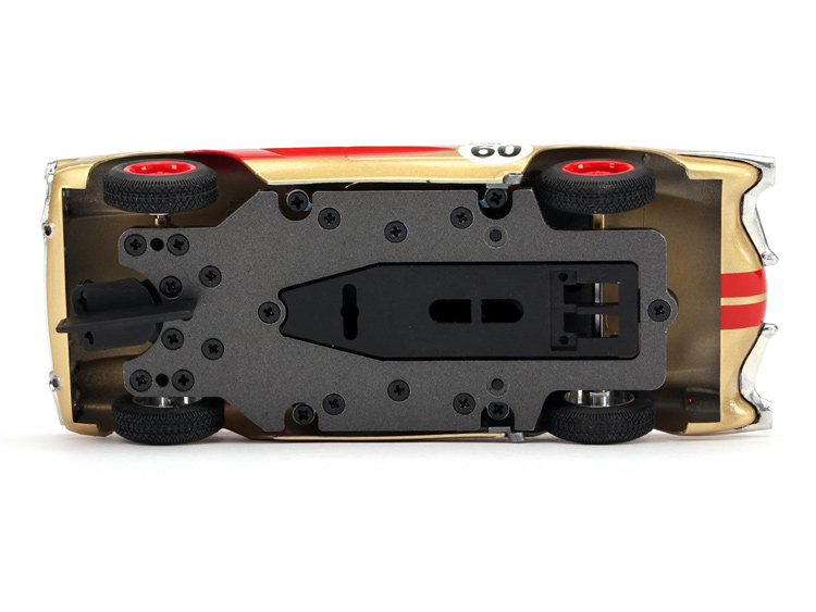 Mr.SlotCar Corvette C1 24H gold-red # 60